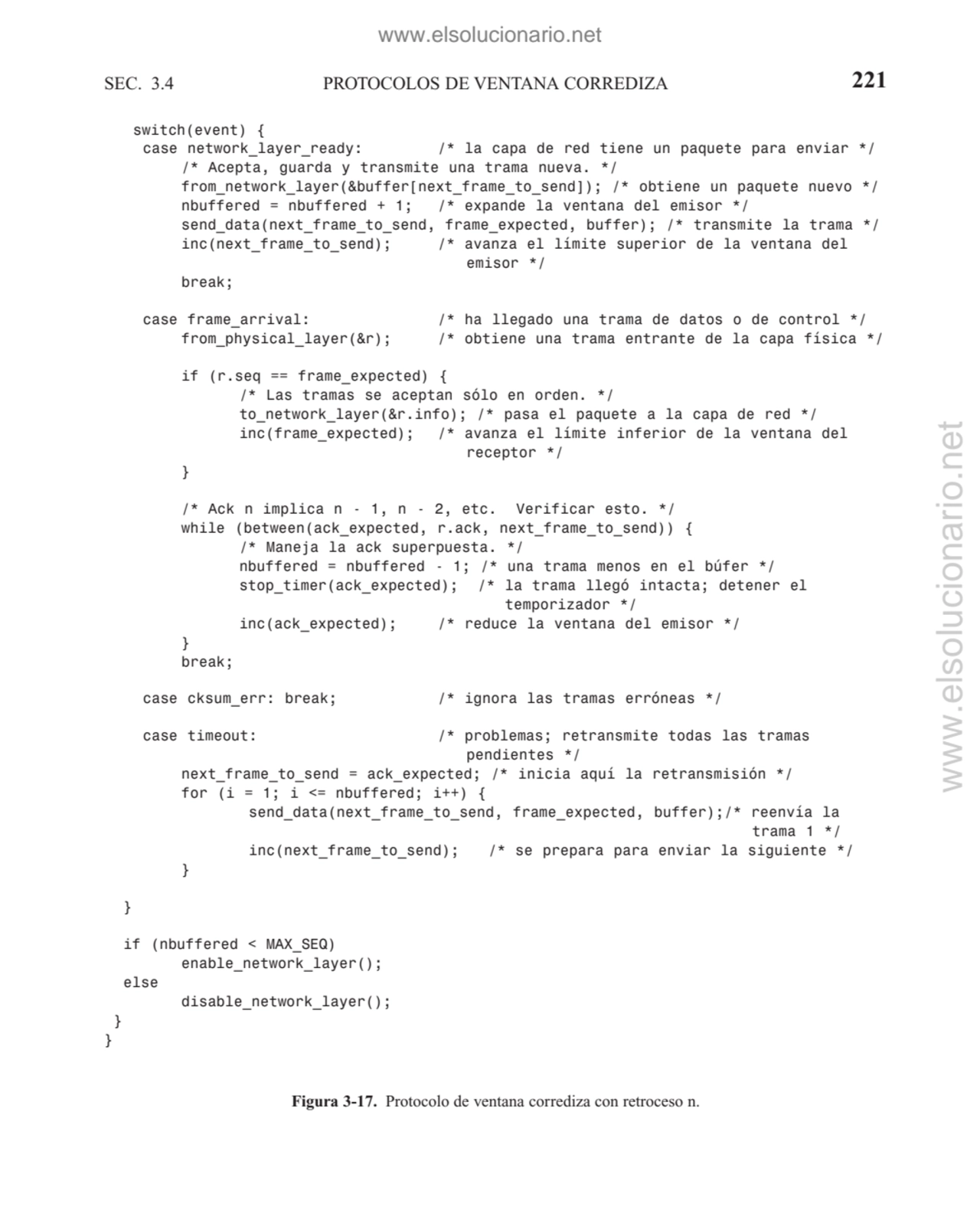 SEC. 3.4 PROTOCOLOS DE VENTANA CORREDIZA 221
Figura 3-17. Protocolo de ventana corrediza con retro…