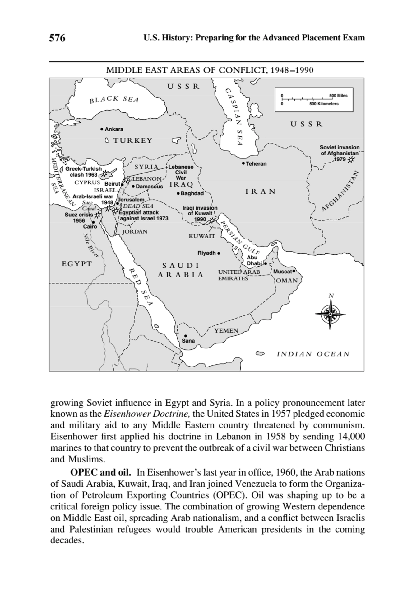 576 U.S. History: Preparing for the Advanced Placement Exam
Riyadh
EGYPT
INDIAN OCEAN
SAUDI
AR…