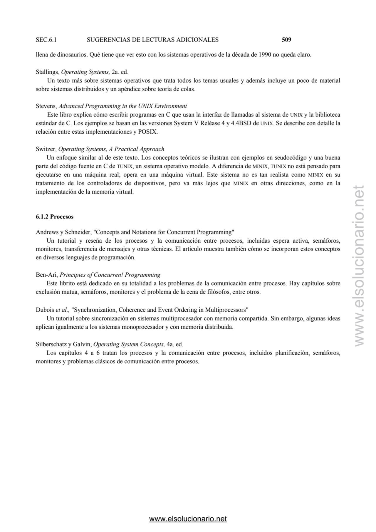 SEC.6.1 SUGERENCIAS DE LECTURAS ADICIONALES 509
llena de dinosaurios. Qué tiene que ver esto con l…