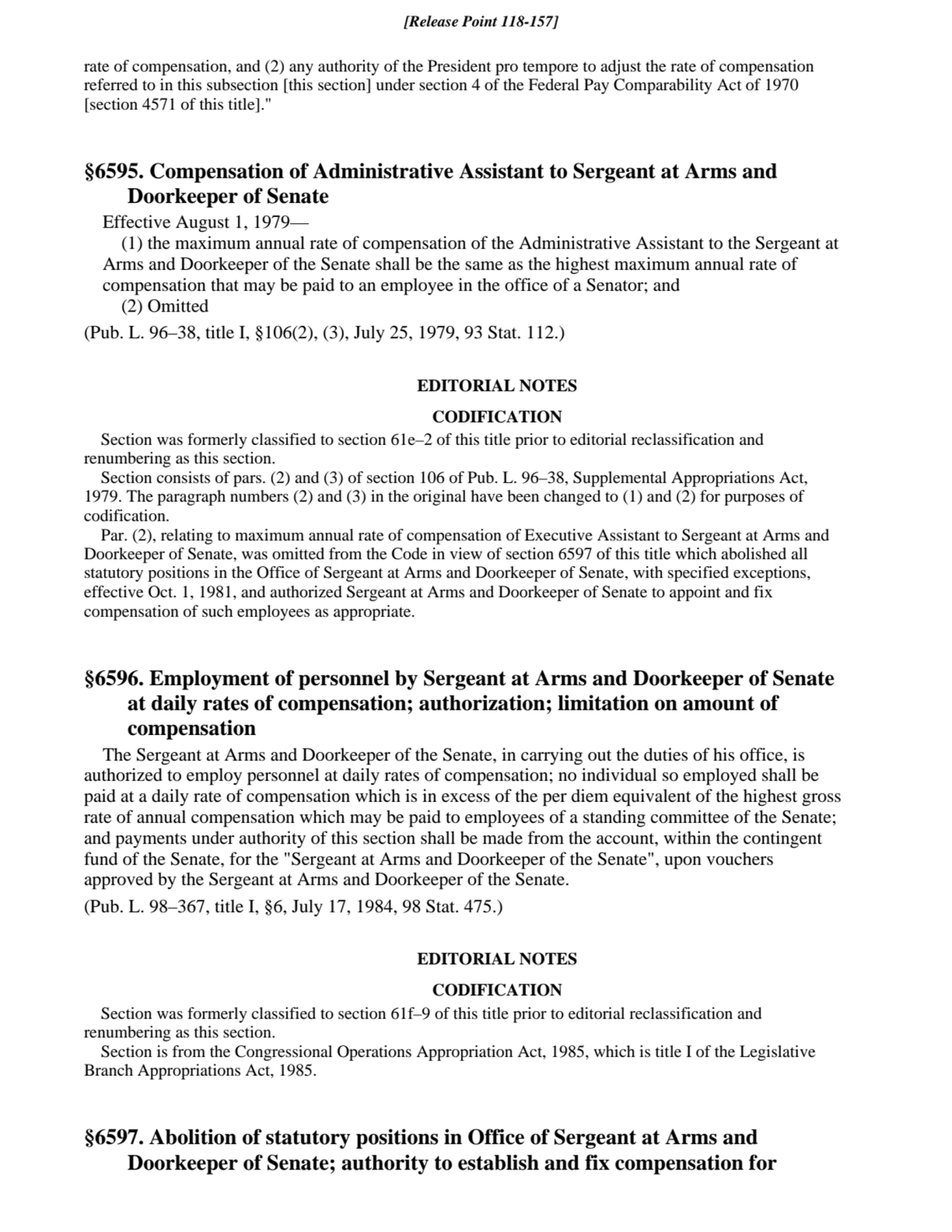 rate of compensation, and (2) any authority of the President pro tempore to adjust the rate of comp…