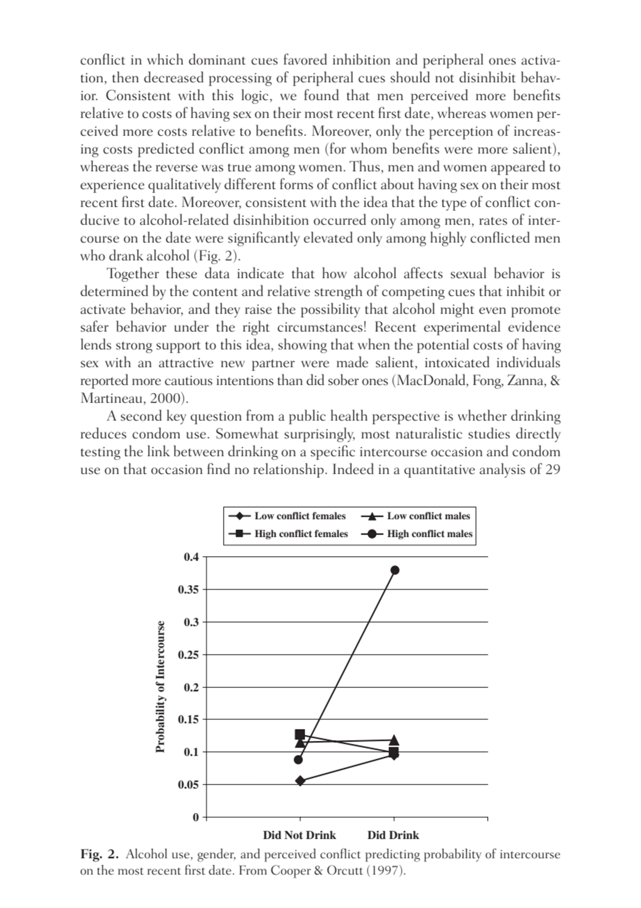 conflict in which dominant cues favored inhibition and peripheral ones activation, then decreased …