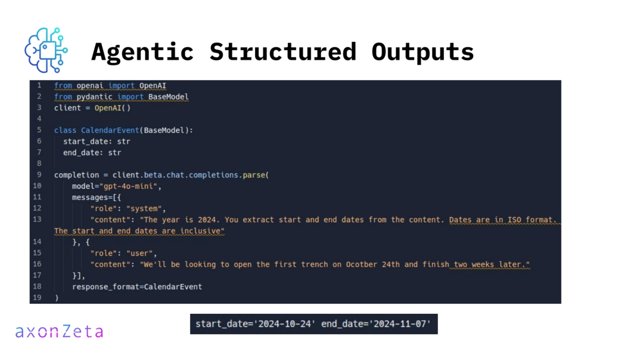 Agentic Structured Outputs