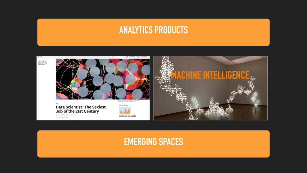 ANALYTICS PRODUCTS
EMERGING SPACES