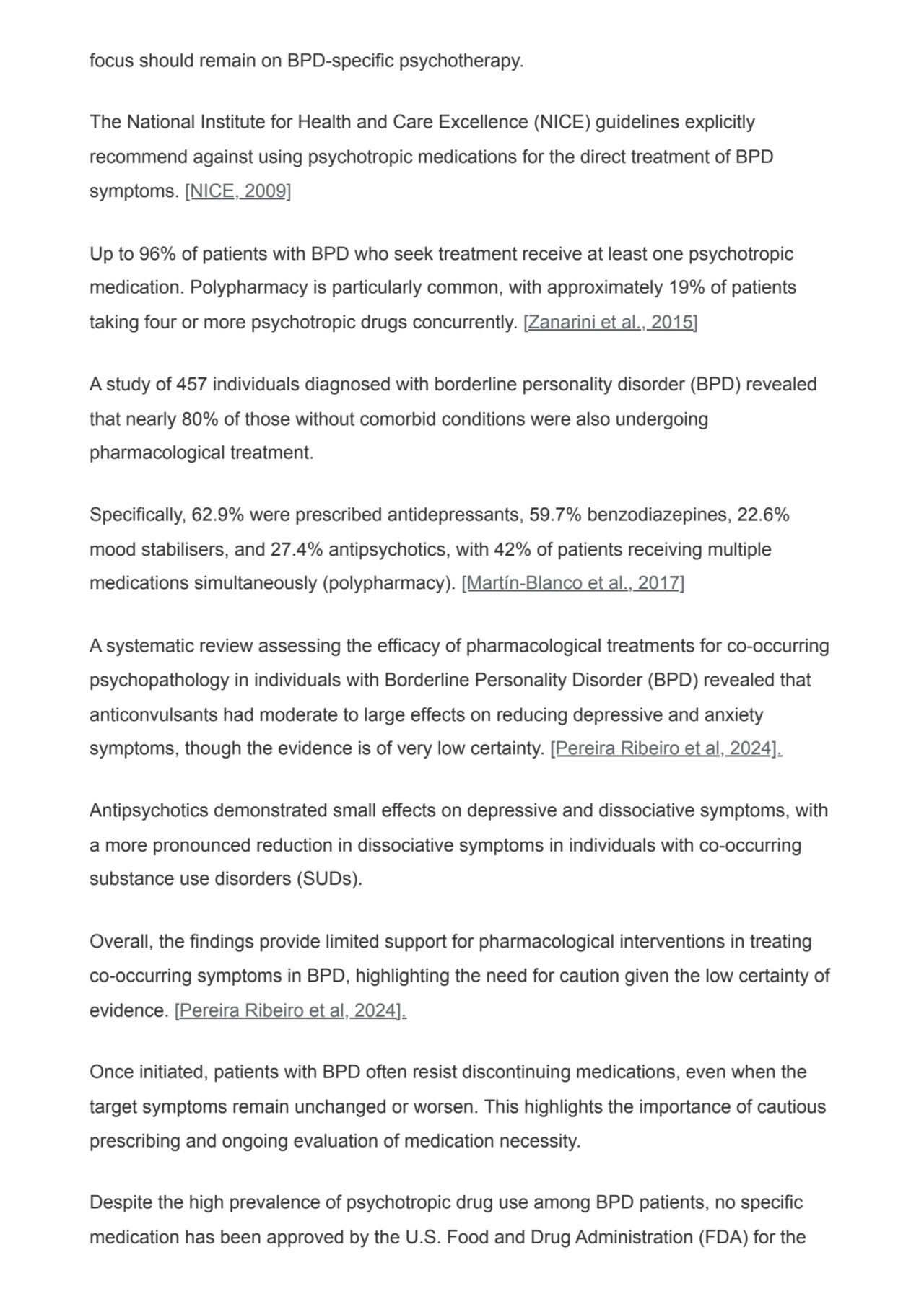 focus should remain on BPD-specific psychotherapy.
The National Institute for Health and Care Exce…