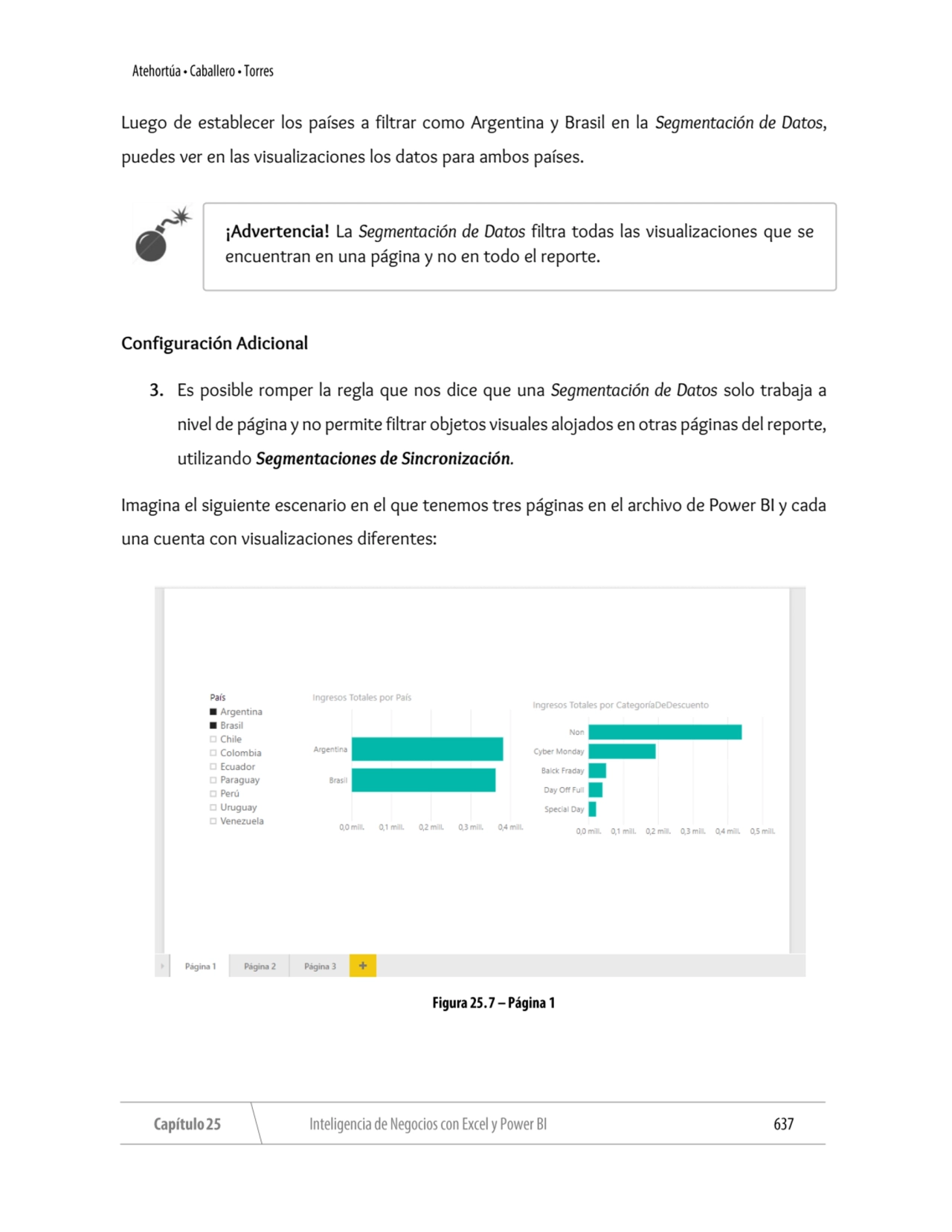 Luego de establecer los países a filtrar como Argentina y Brasil en la Segmentación de Datos, 
pue…