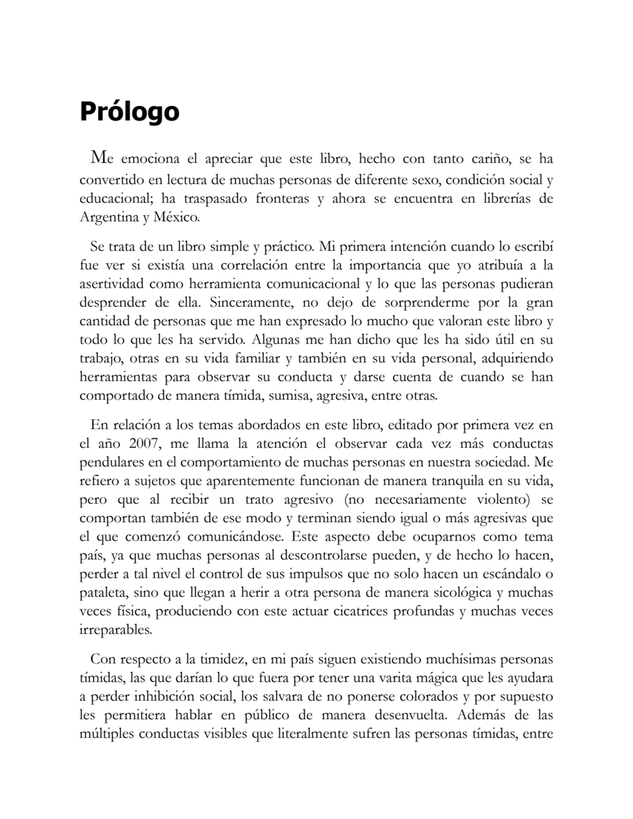 Prólogo
Me emociona el apreciar que este libro, hecho con tanto cariño, se ha
convertido en lectu…