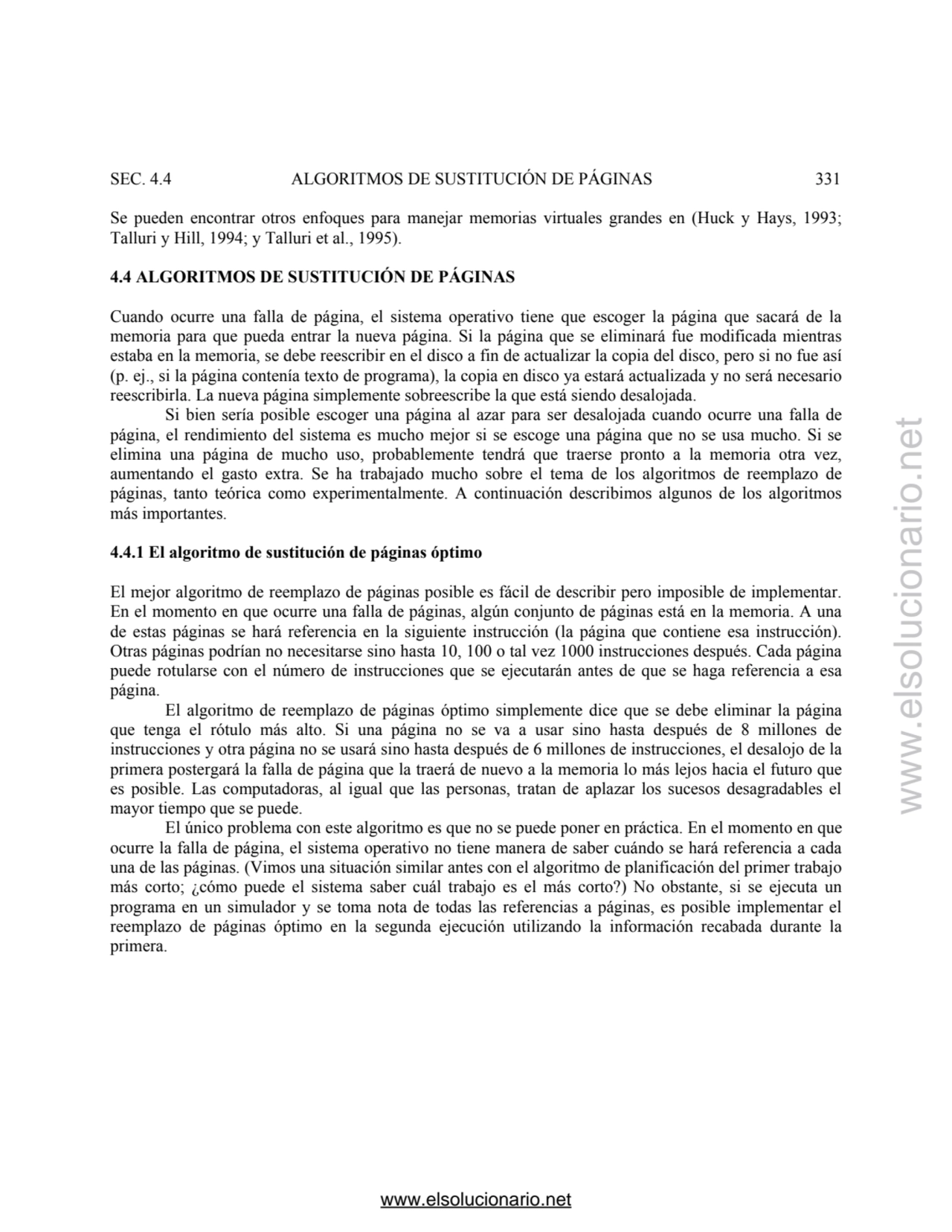 SEC. 4.4 ALGORITMOS DE SUSTITUCIÓN DE PÁGINAS 331 
Se pueden encontrar otros enfoques para manejar…