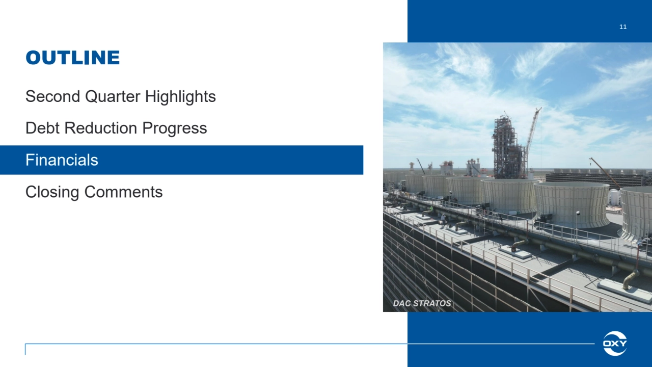 Second Quarter Highlights
Debt Reduction Progress
Financials
Closing Comments
11
OUTLINE
DAC STRATOS Marco Polo