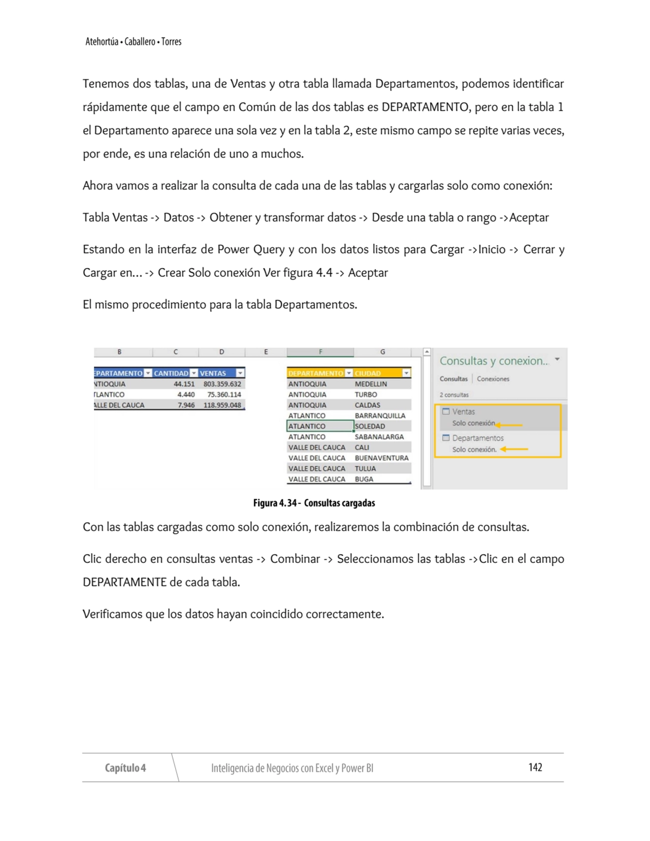 Tenemos dos tablas, una de Ventas y otra tabla llamada Departamentos, podemos identificar 
rápidam…