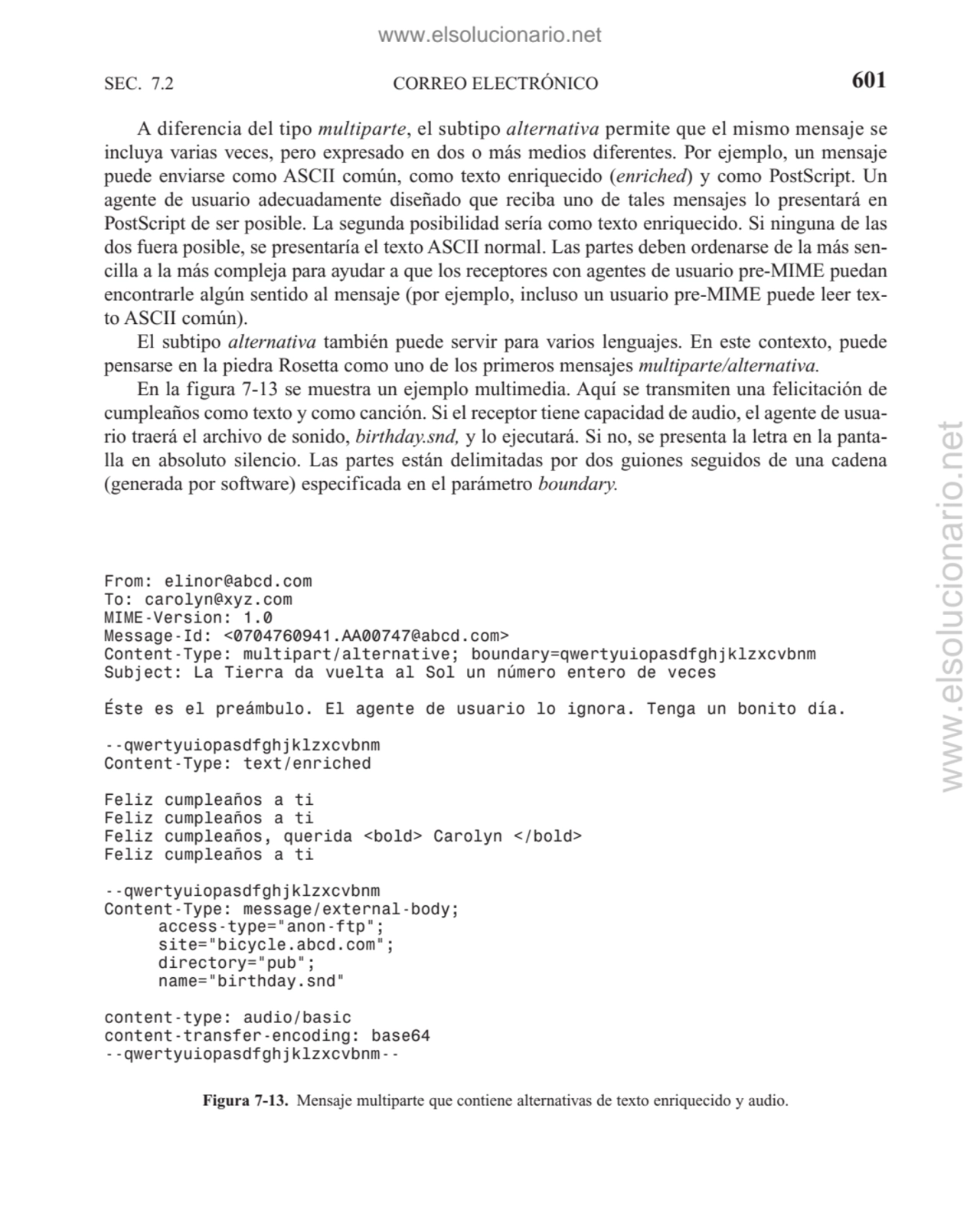 CORREO ELECTRÓNICO
A diferencia del tipo multiparte, el subtipo alternativa permite que el mismo m…
