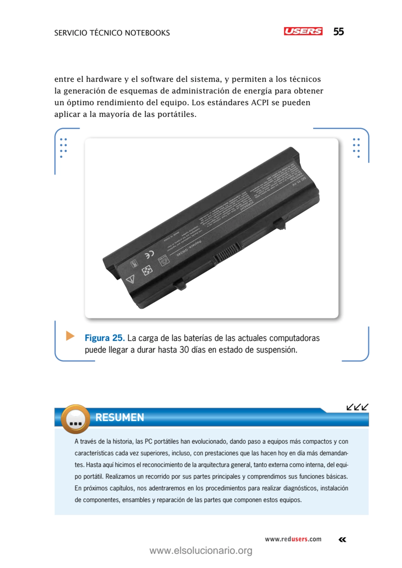 Servicio técnico notebooks 55
www.redusers.com
entre el hardware y el software del sistema, y per…