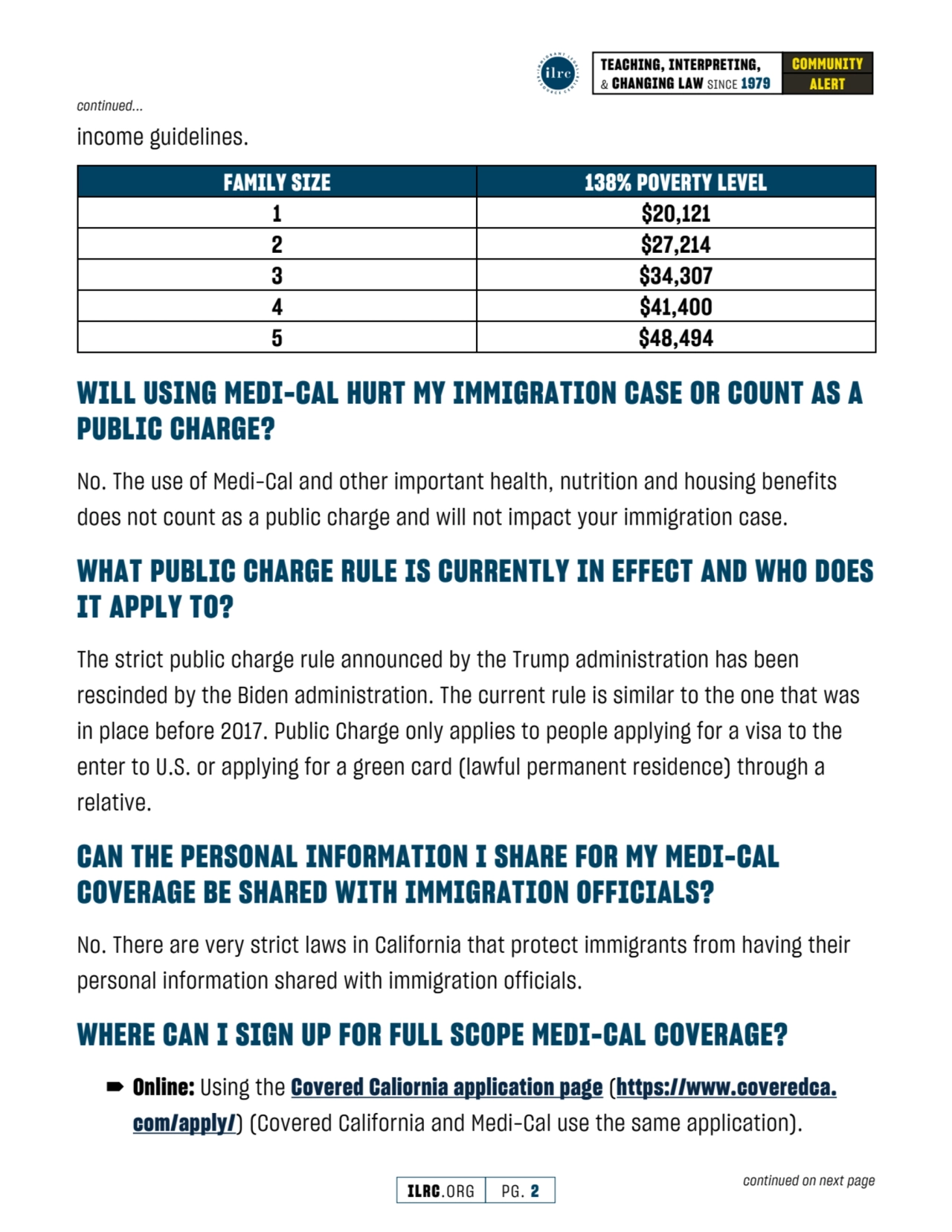 continued on next page
continued...
TEACHING, INTERPRETING, 
& CHANGING LAW SINCE 1979
COMMUNIT…