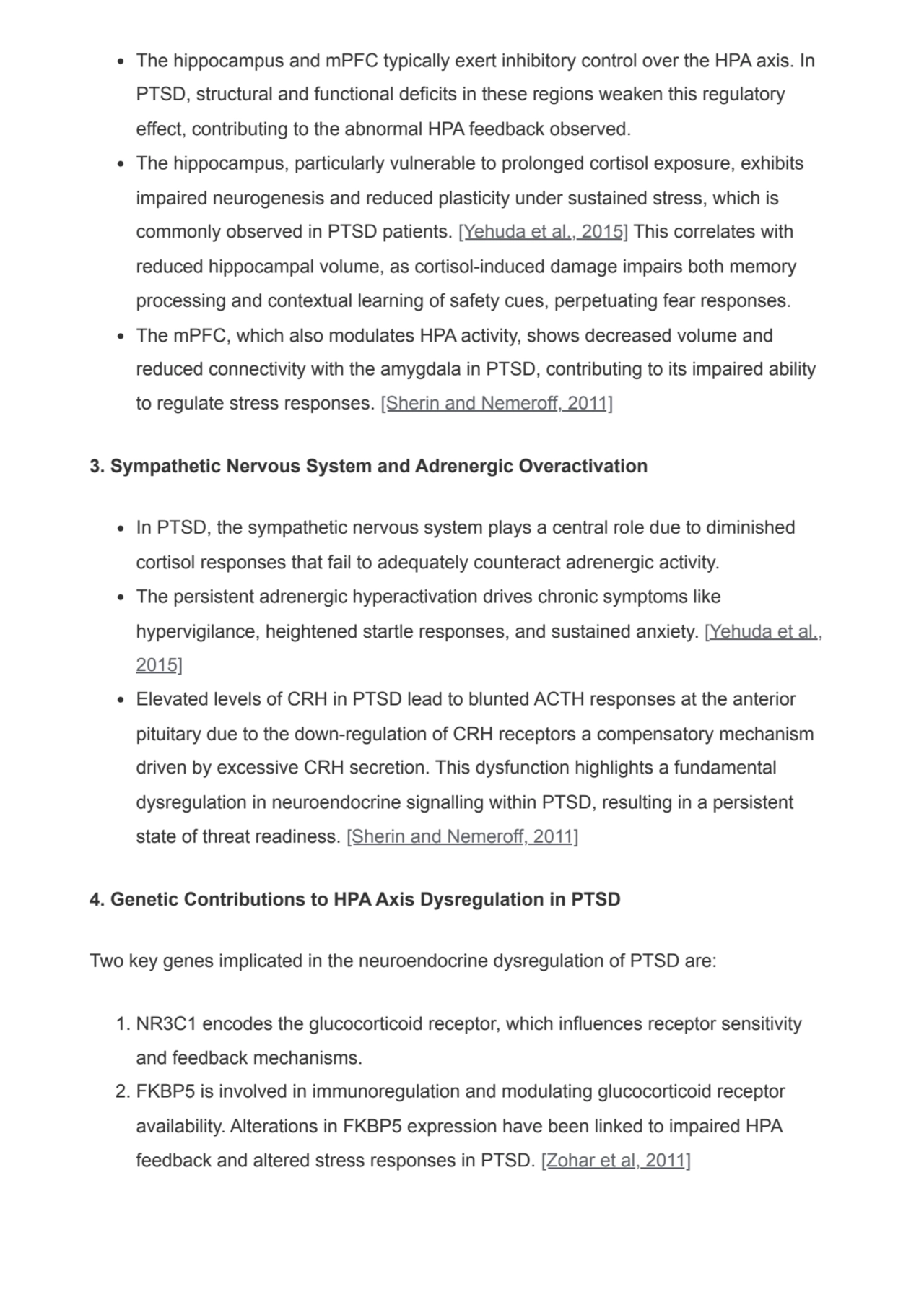 The hippocampus and mPFC typically exert inhibitory control over the HPA axis. In
PTSD, structural…