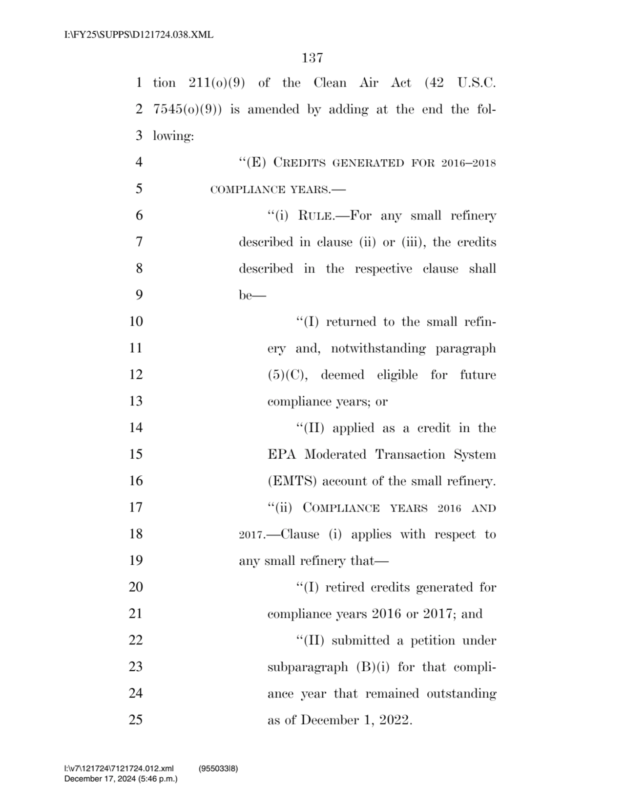 137 
1 tion 211(o)(9) of the Clean Air Act (42 U.S.C. 
2 7545(o)(9)) is amended by adding at the …