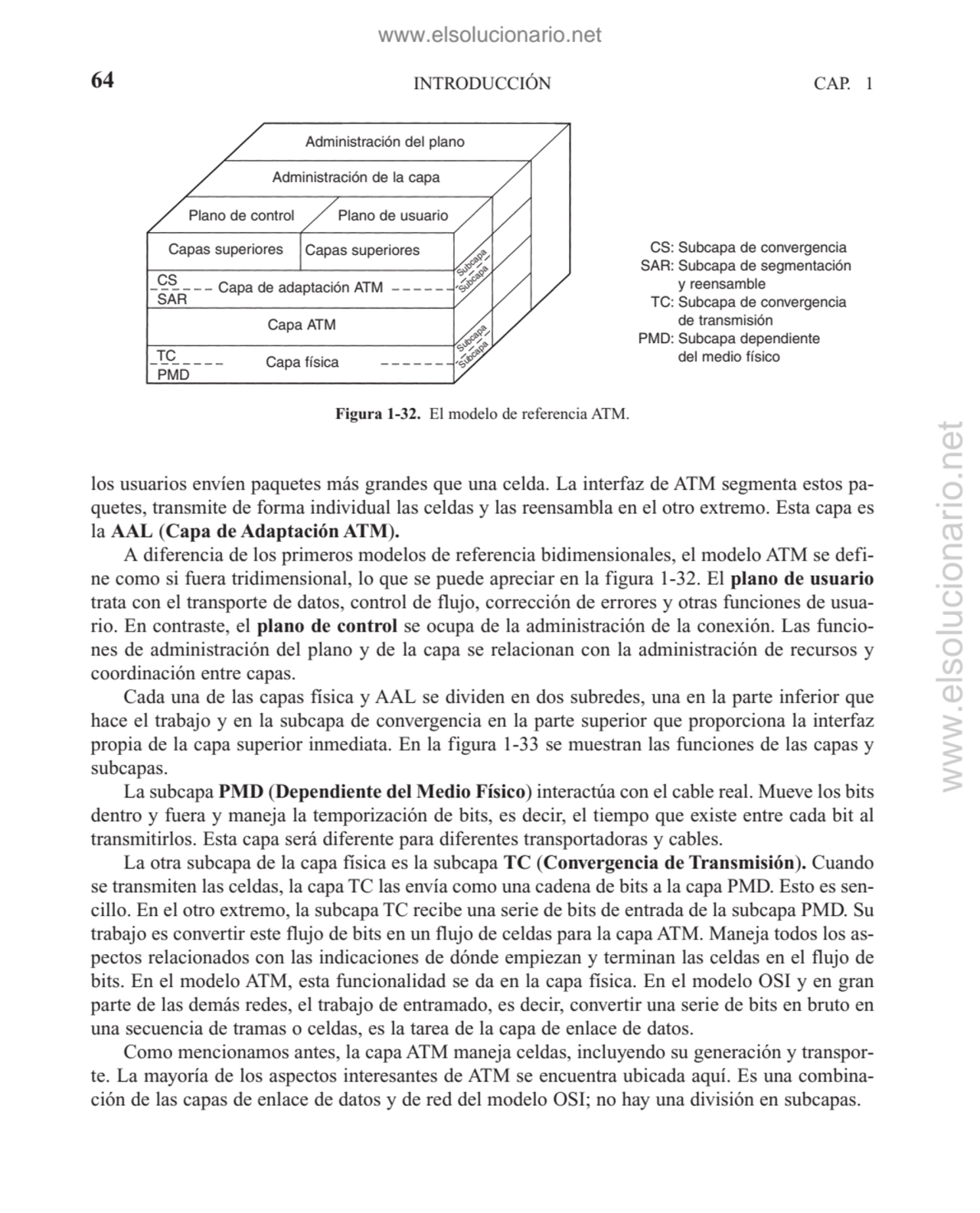 los usuarios envíen paquetes más grandes que una celda. La interfaz de ATM segmenta estos paquetes…