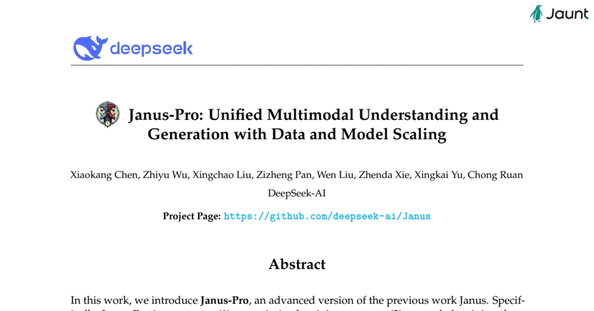 Janus-Pro: Unified Multimodal Understanding and Generation