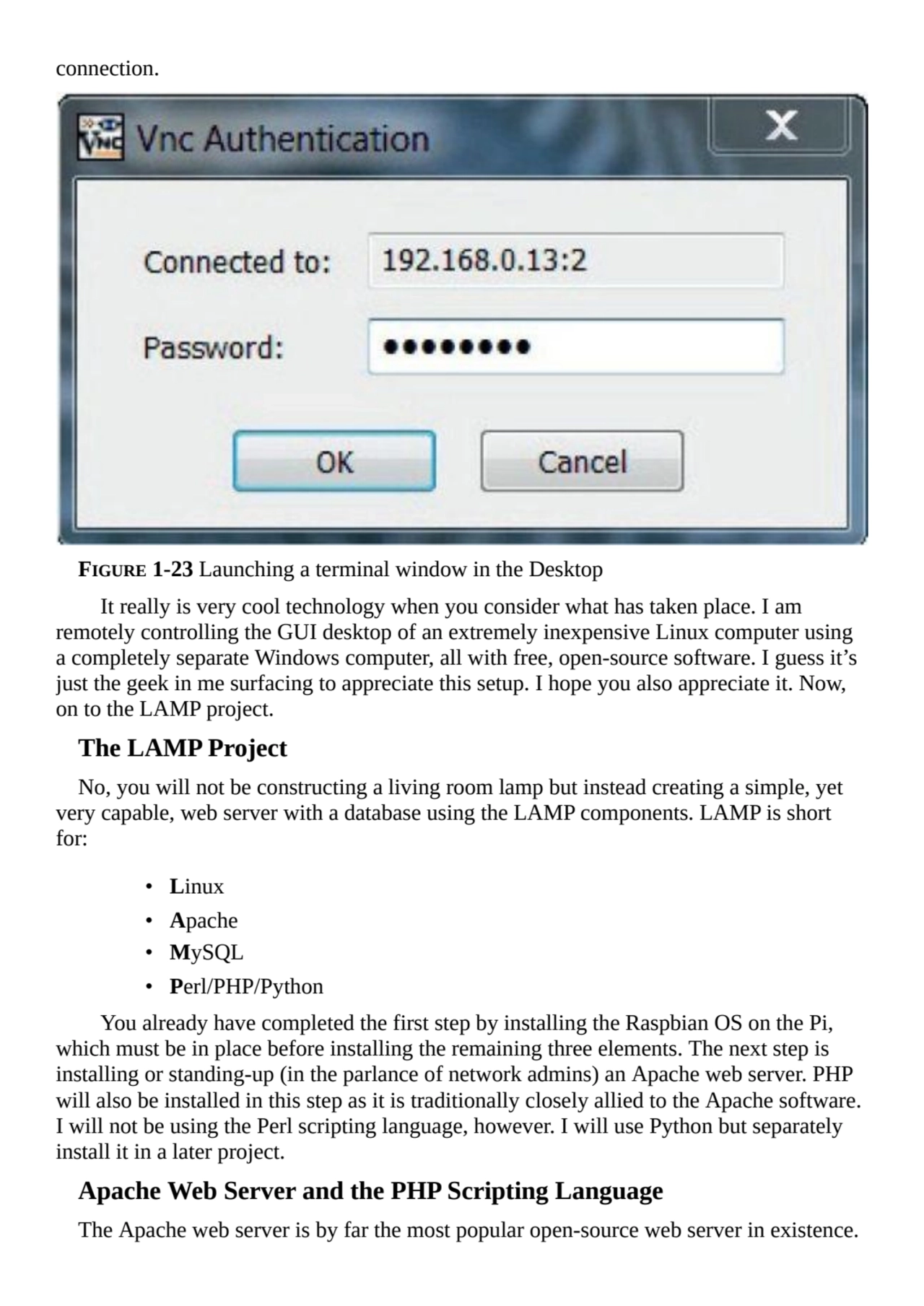 connection.
FIGURE 1-23 Launching a terminal window in the Desktop
It really is very cool technol…