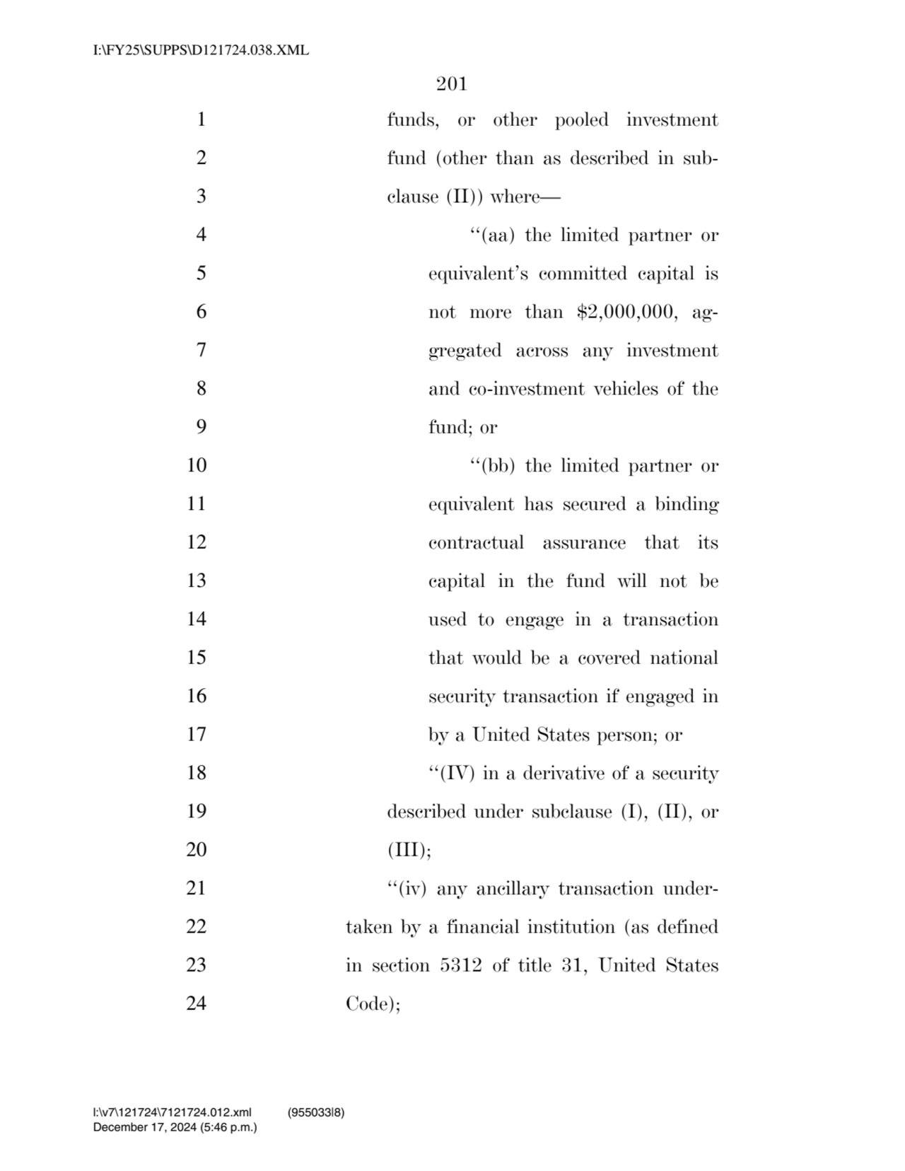 201 
1 funds, or other pooled investment 
2 fund (other than as described in sub3 clause (II)) w…