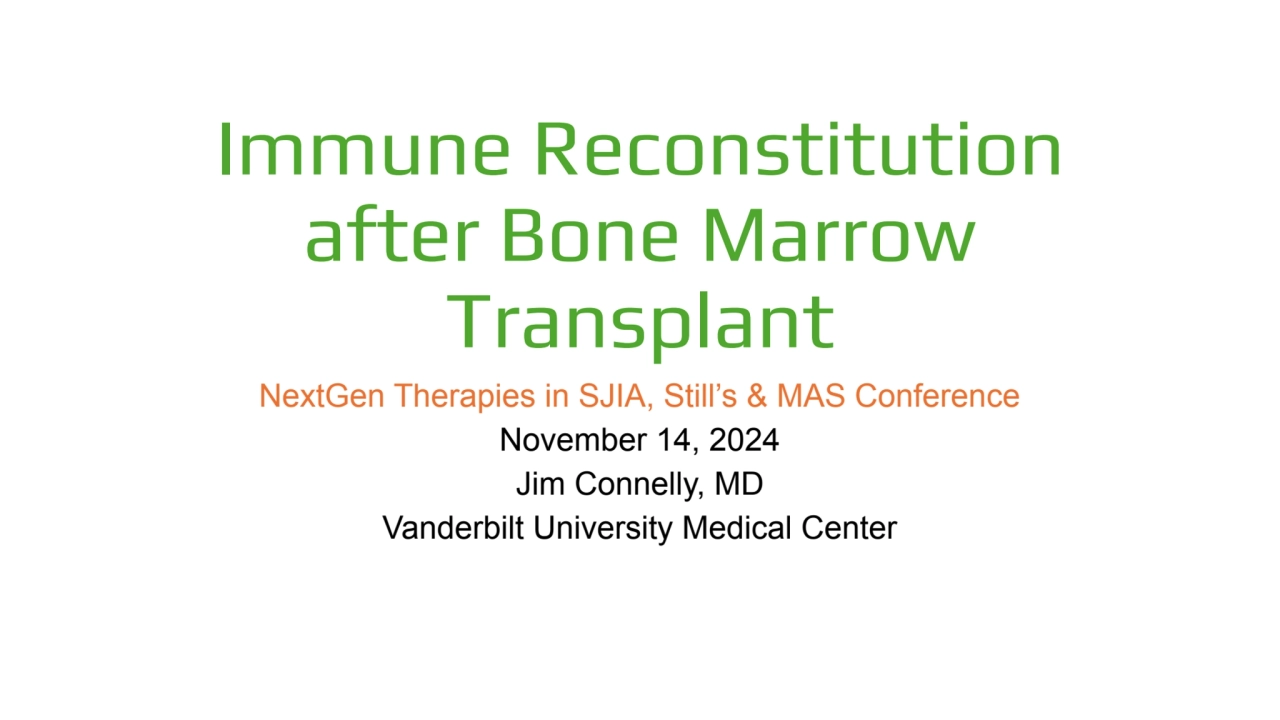 NextGen 2024: Bone Marrow Transplantation (BMT) Session Part 3