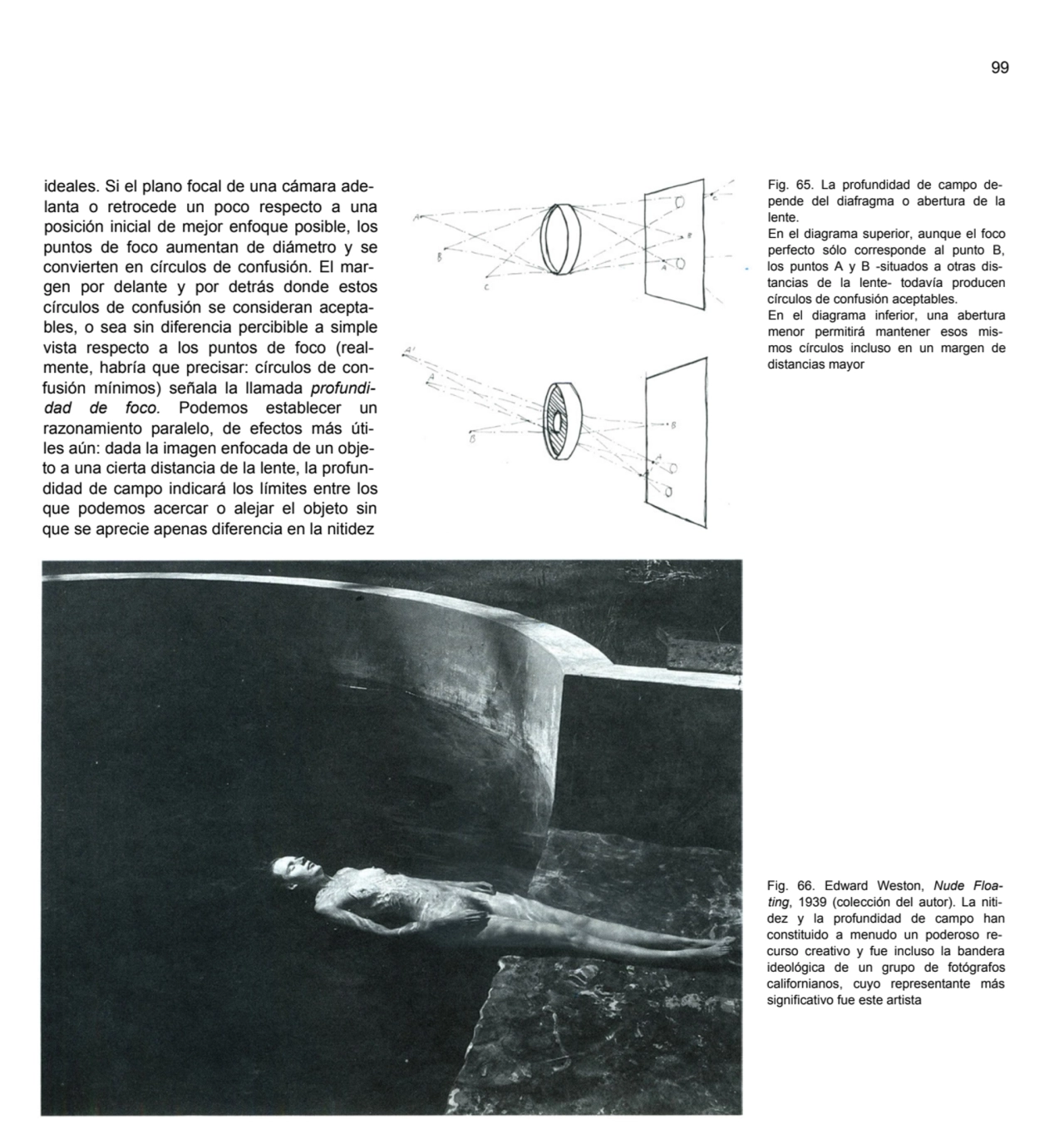 99
ideales. Si el plano focal de una cámara adelanta o retrocede un poco respecto a una 
posició…