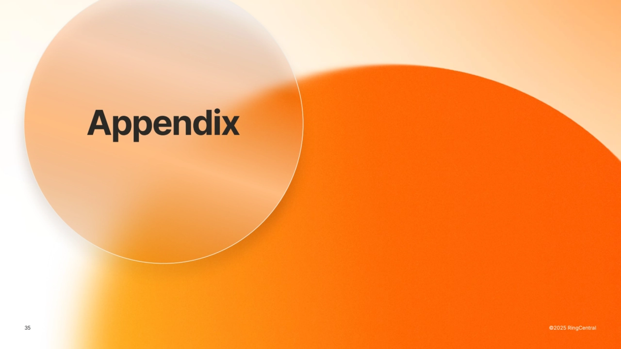 Appendix
35 ©2025 RingCentral