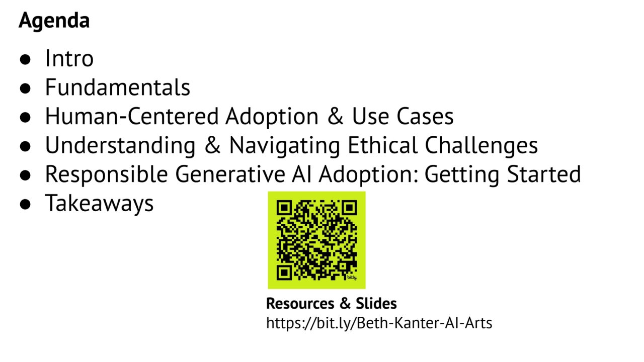 Agenda
● Intro 
● Fundamentals
● Human-Centered Adoption & Use Cases
● Understanding & Navigati…