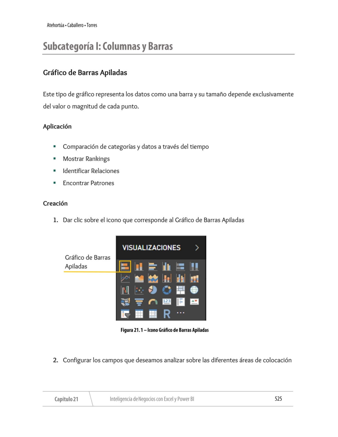 Gráfico de Barras Apiladas
Este tipo de gráfico representa los datos como una barra y su tamaño de…