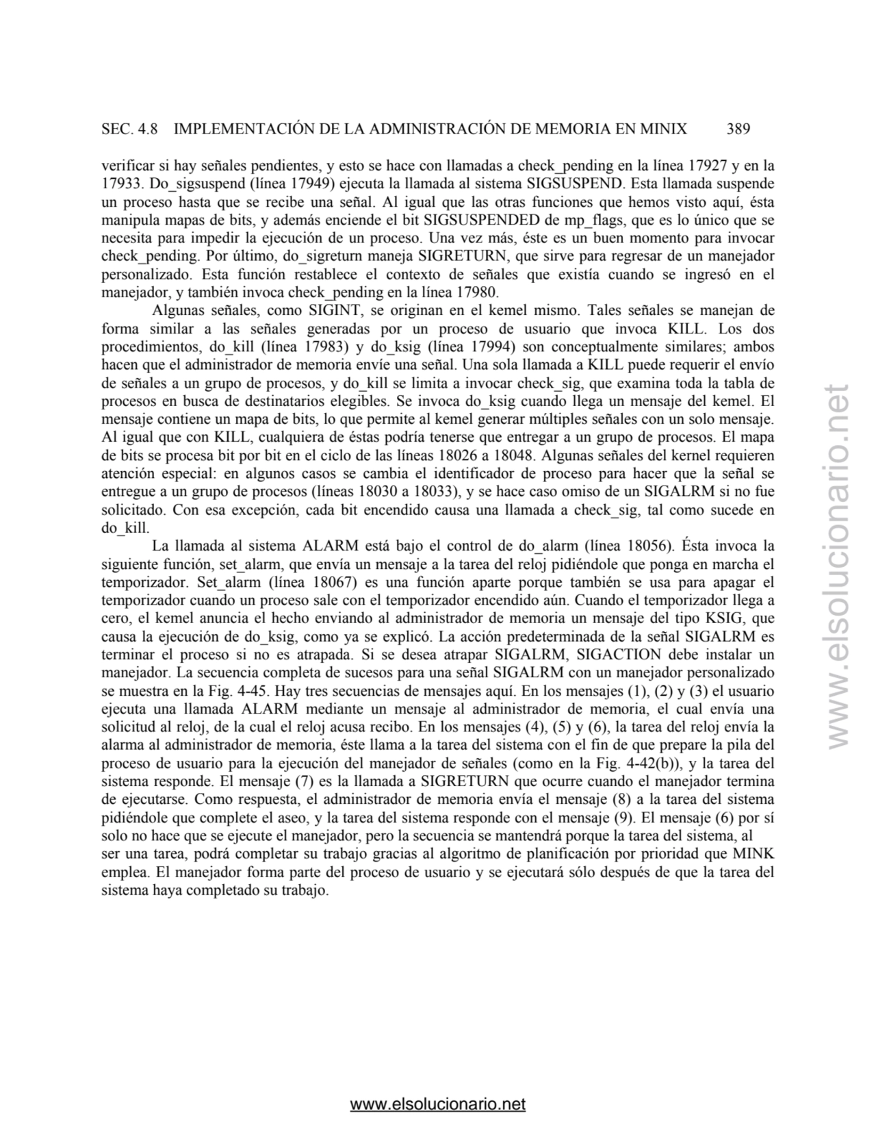 SEC. 4.8 IMPLEMENTACIÓN DE LA ADMINISTRACIÓN DE MEMORIA EN MINIX 389 
verificar si hay señales pen…