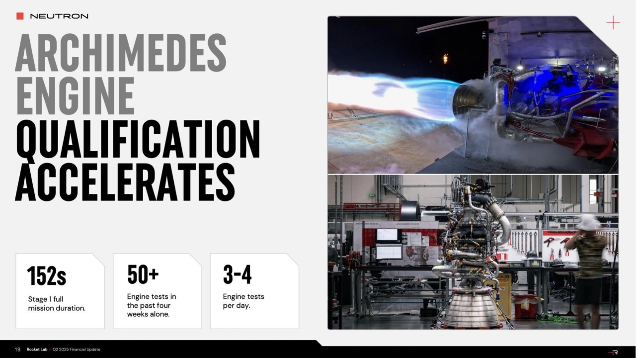 Rocket Lab Q2 2025 Investor Update: Business Highlights & Strategic Growth - Page 19