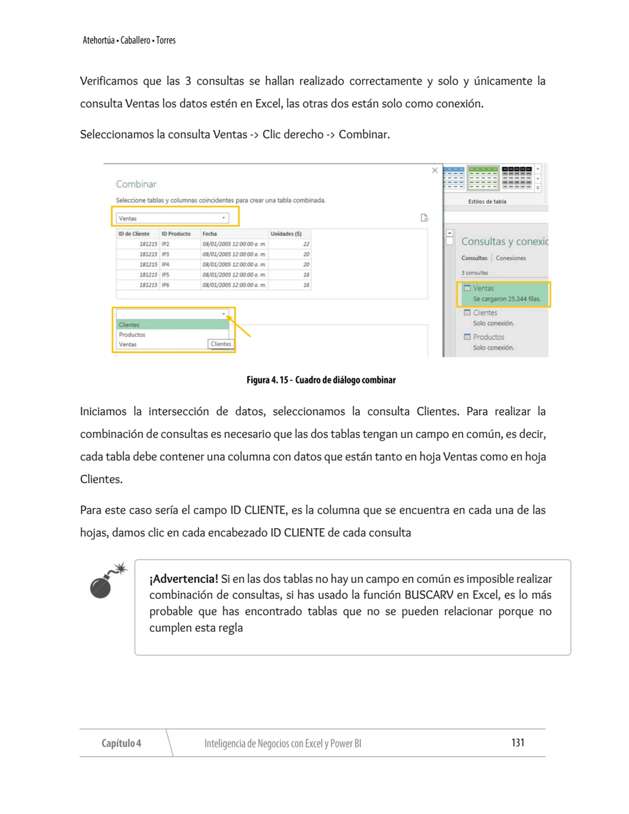 Verificamos que las 3 consultas se hallan realizado correctamente y solo y únicamente la 
consulta…