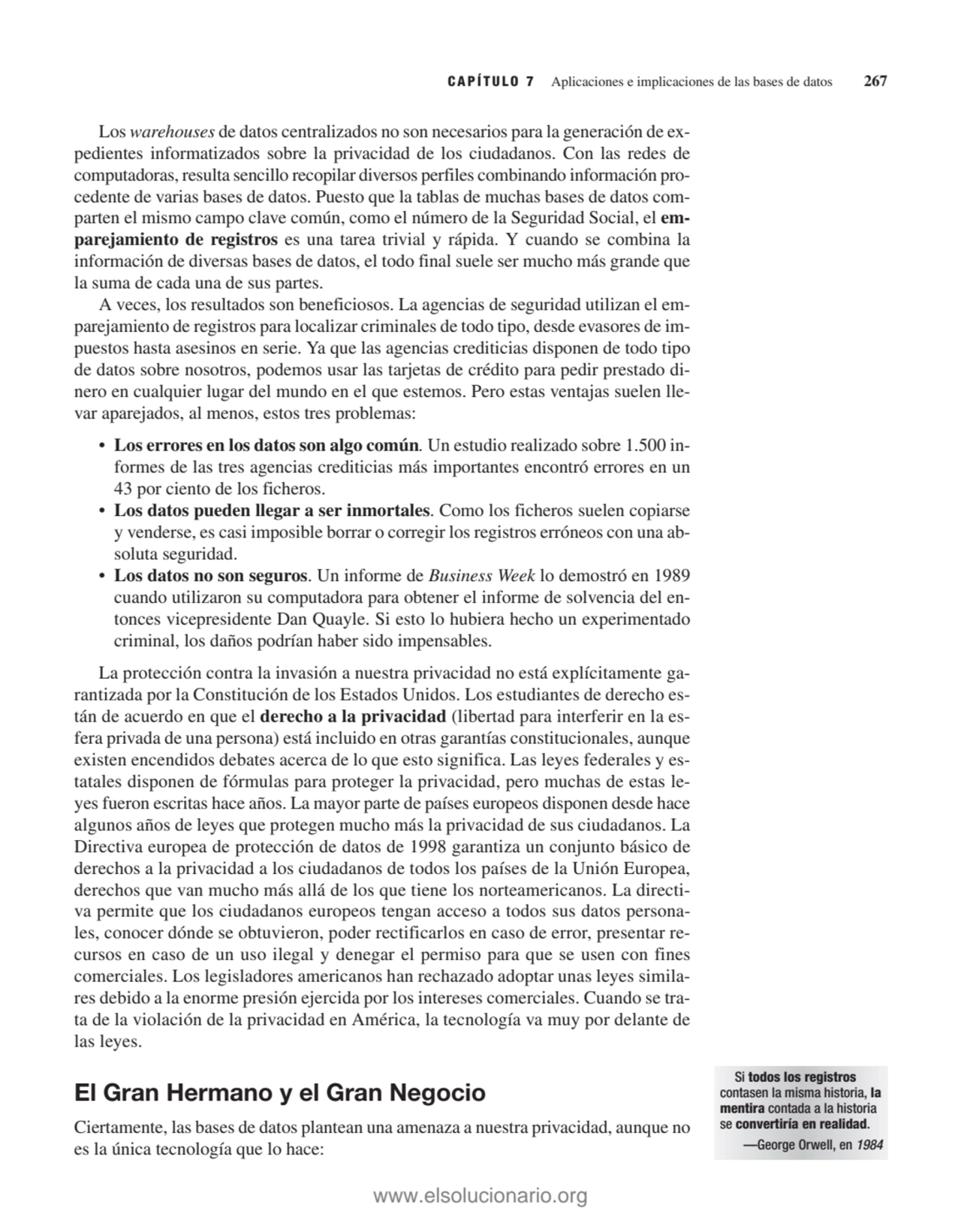 Los warehouses de datos centralizados no son necesarios para la generación de expedientes informat…