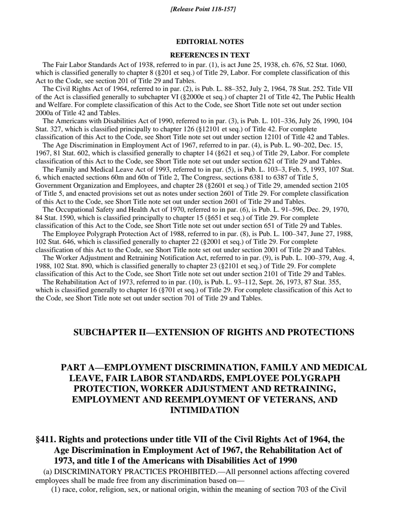 EDITORIAL NOTES
REFERENCES IN TEXT
The Fair Labor Standards Act of 1938, referred to in par. (1),…