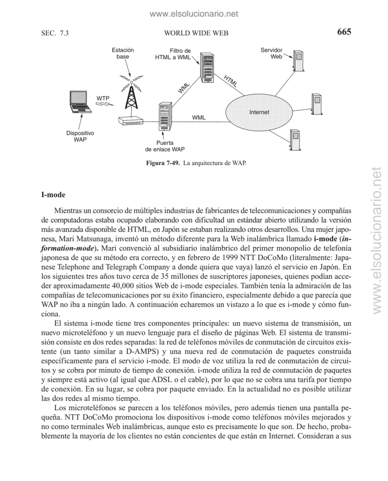 WORLD WIDE WEB
I-mode
Mientras un consorcio de múltiples industrias de fabricantes de telecomunic…