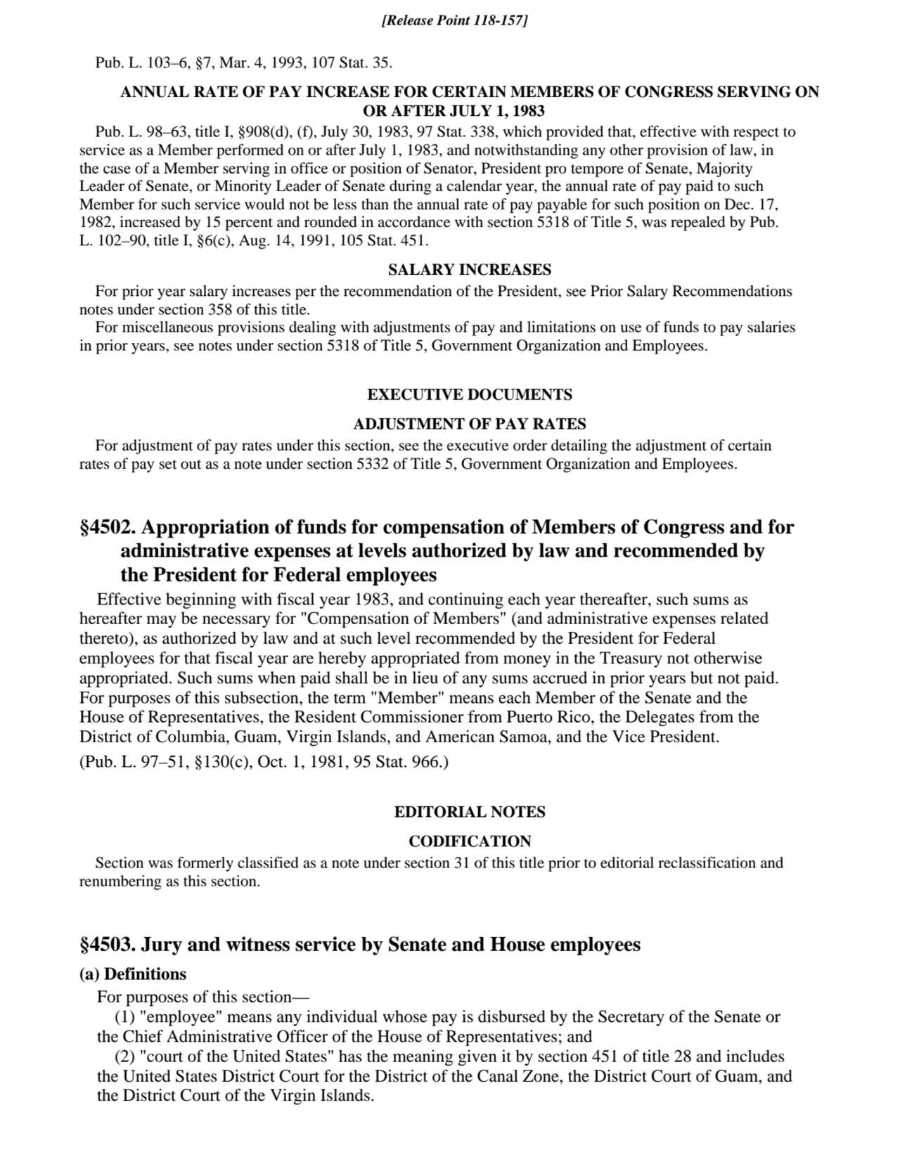 Pub. L. 103–6, §7, Mar. 4, 1993, 107 Stat. 35.
ANNUAL RATE OF PAY INCREASE FOR CERTAIN MEMBERS OF …