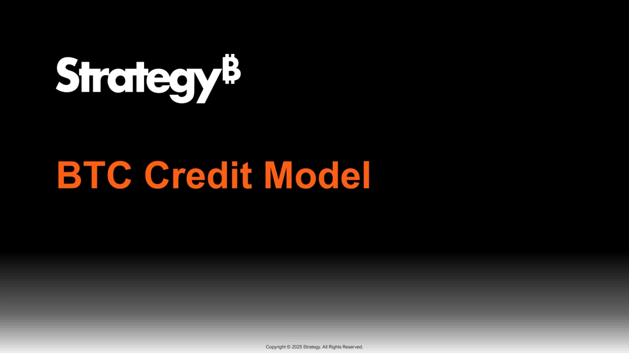 Copyright © 2025 Strategy. All Rights Reserved.
BTC Credit Model