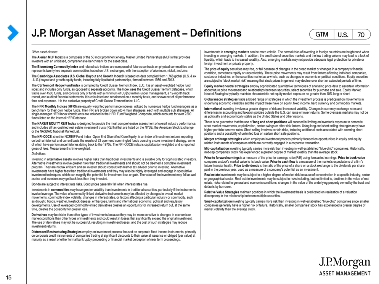 Other asset classes:
The Alerian MLP Index is a composite of the 50 most prominent energy Master L…