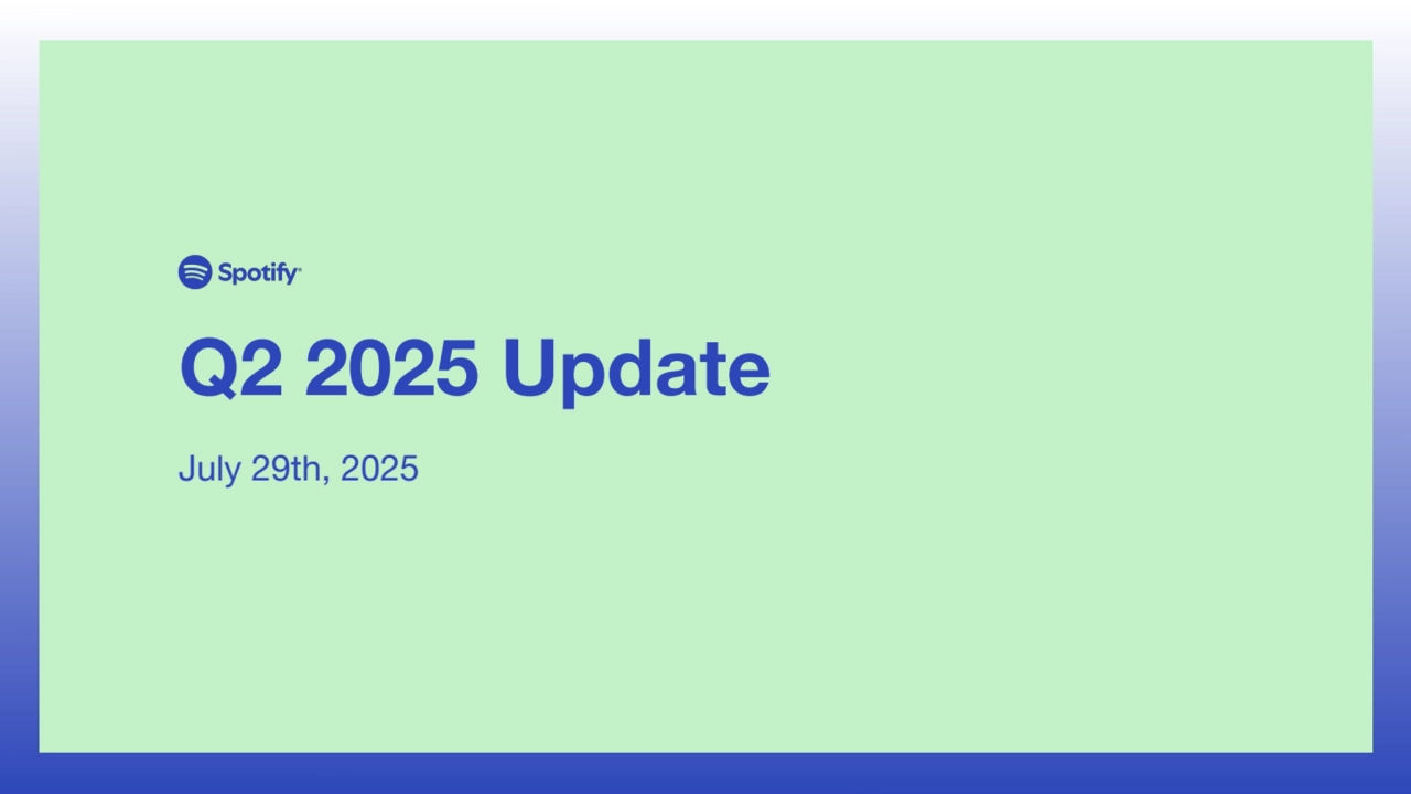 Q2 2025 Update
July 29th, 2025