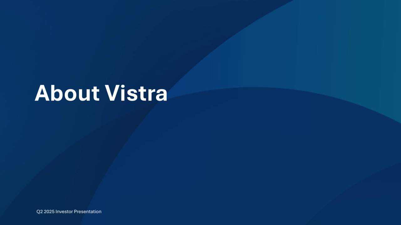 14
About Vistra 
Q2 2025 Investor Presentation