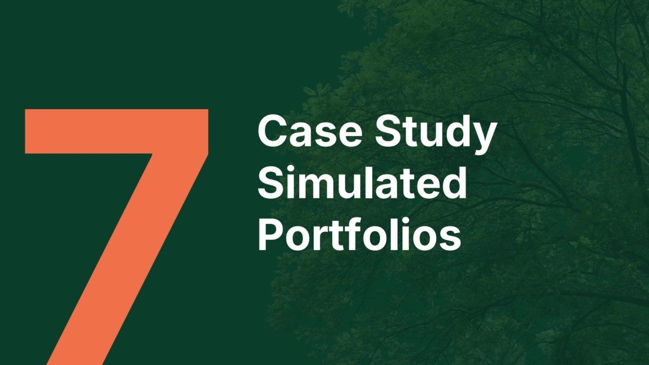 Case Study 
Simulated 
Portfolios