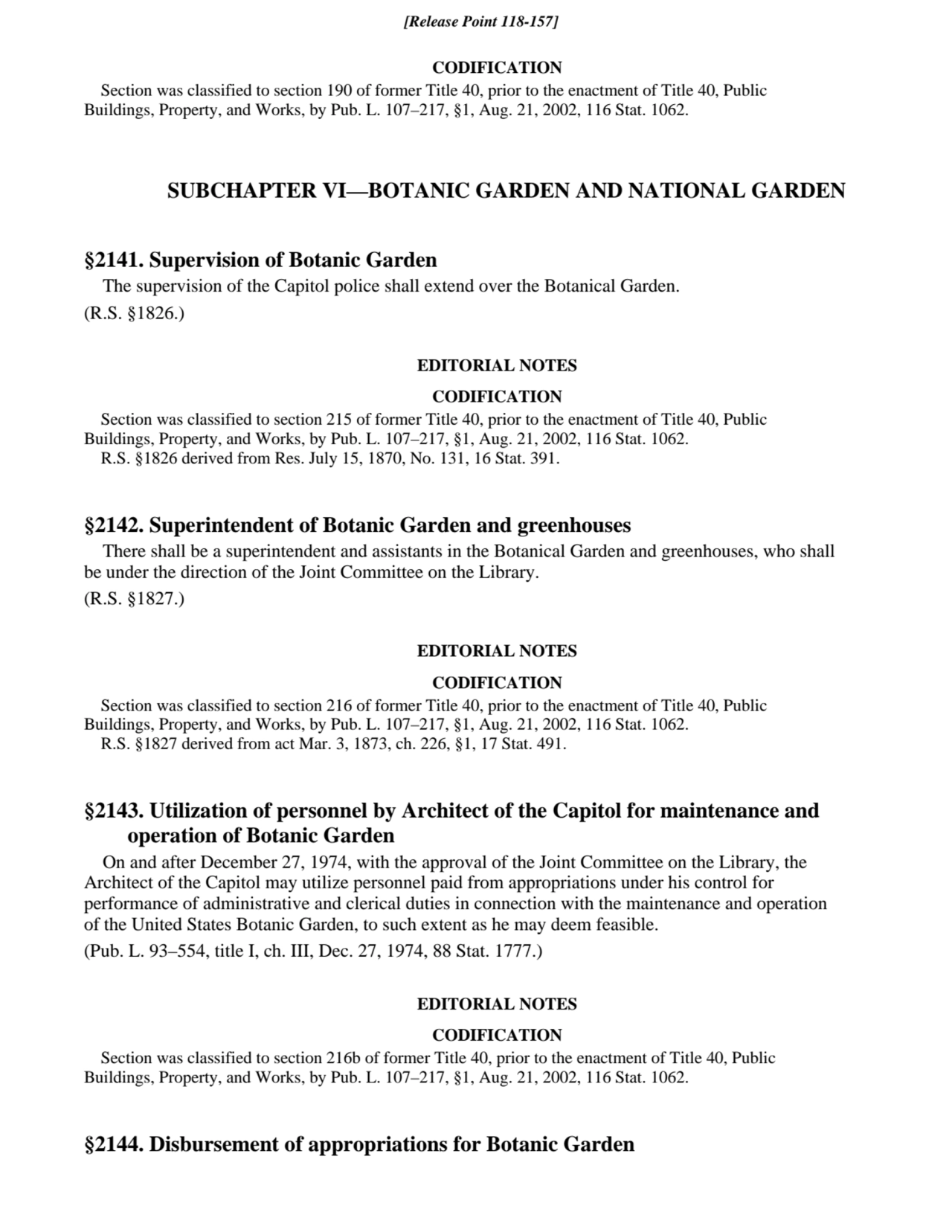 CODIFICATION
Section was classified to section 190 of former Title 40, prior to the enactment of T…