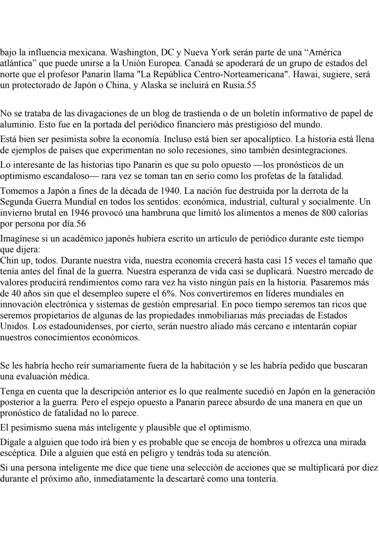 bajo la influencia mexicana. Washington, DC y Nueva York serán parte de una “América 
atlántica” q…