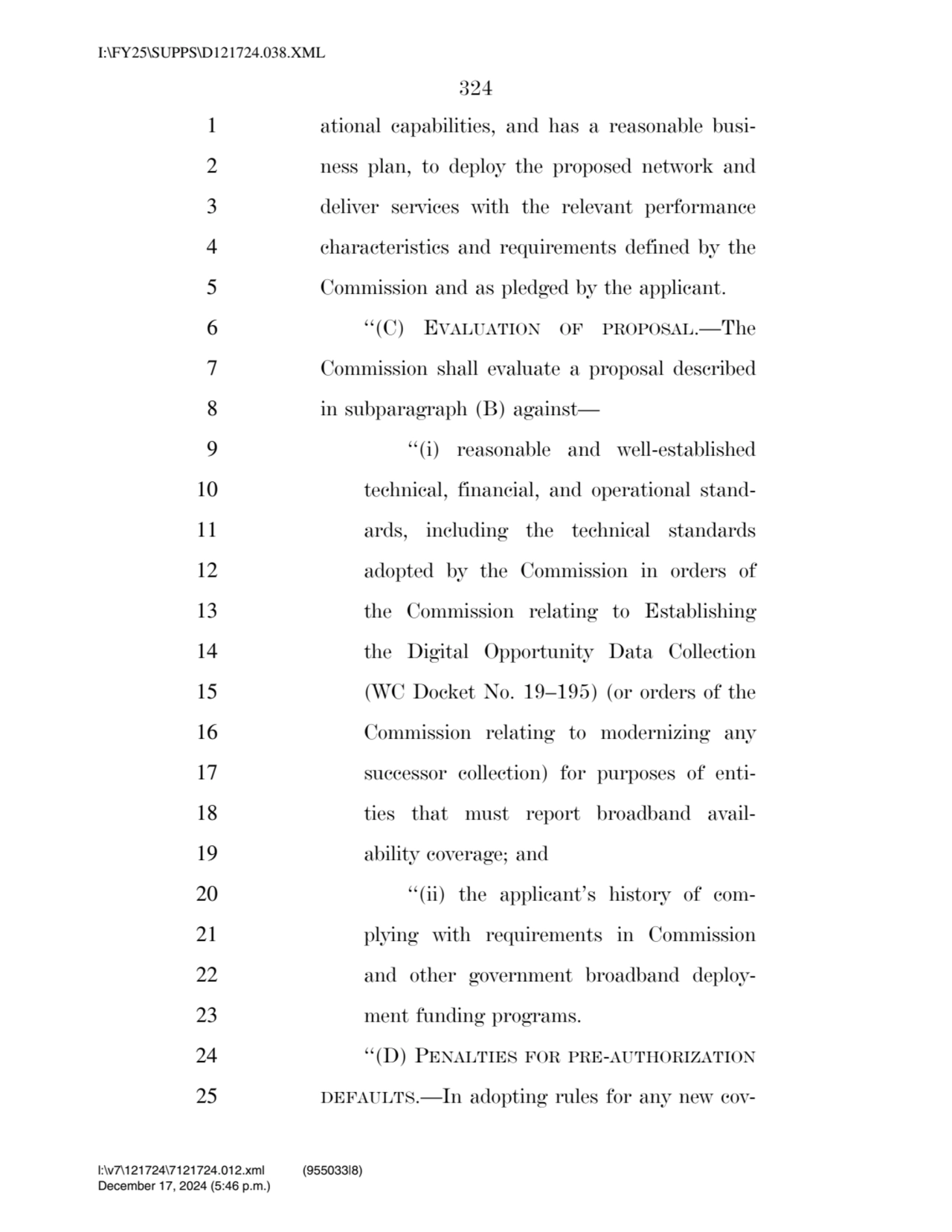 324 
1 ational capabilities, and has a reasonable busi2 ness plan, to deploy the proposed network…