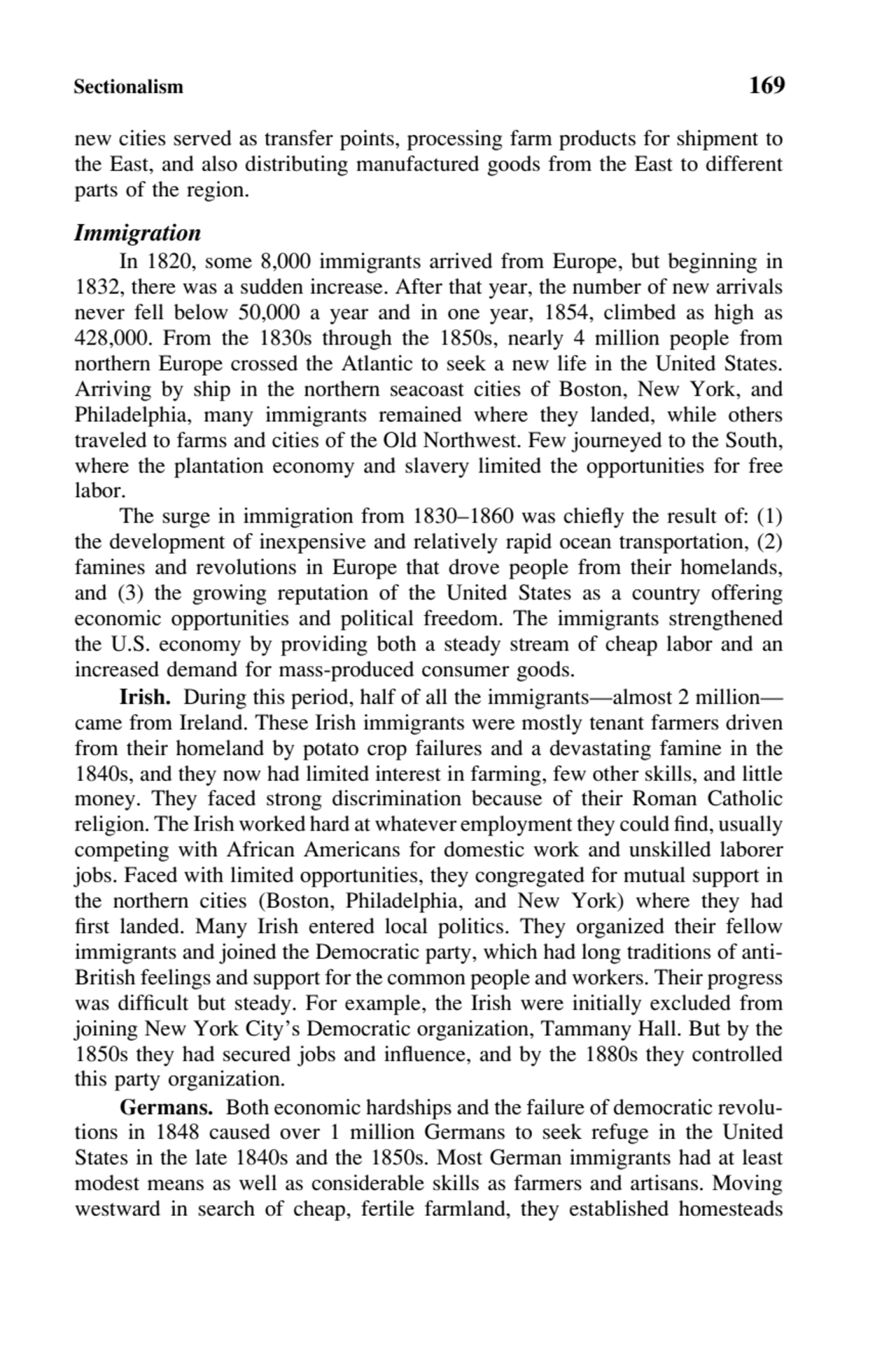 Sectionalism 169
new cities served as transfer points, processing farm products for shipment to
t…