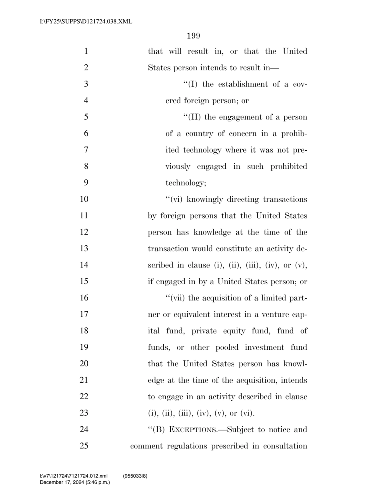 199 
1 that will result in, or that the United 
2 States person intends to result in— 
3 ‘‘(I) t…