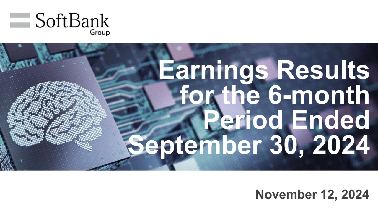 Softbank Earnings Results for the 6-month Period Ended September 30, 2024