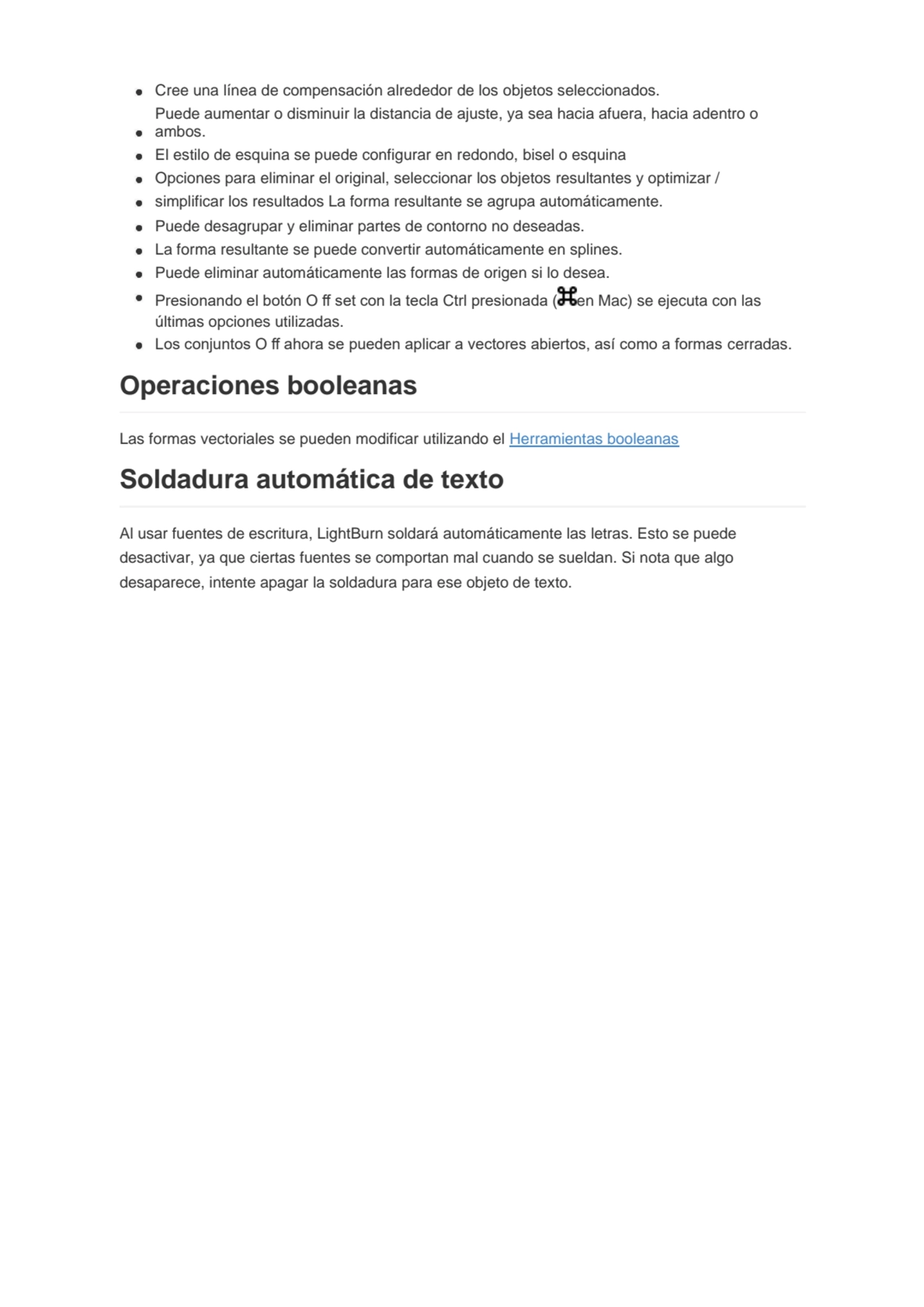 Cree una línea de compensación alrededor de los objetos seleccionados.
Puede aumentar o disminuir …