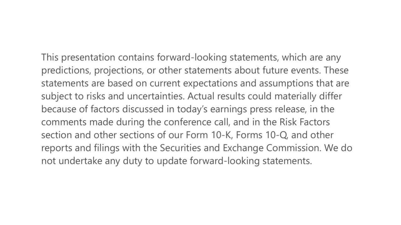 Microsoft Q2 2025 earnings presentation - Page 2