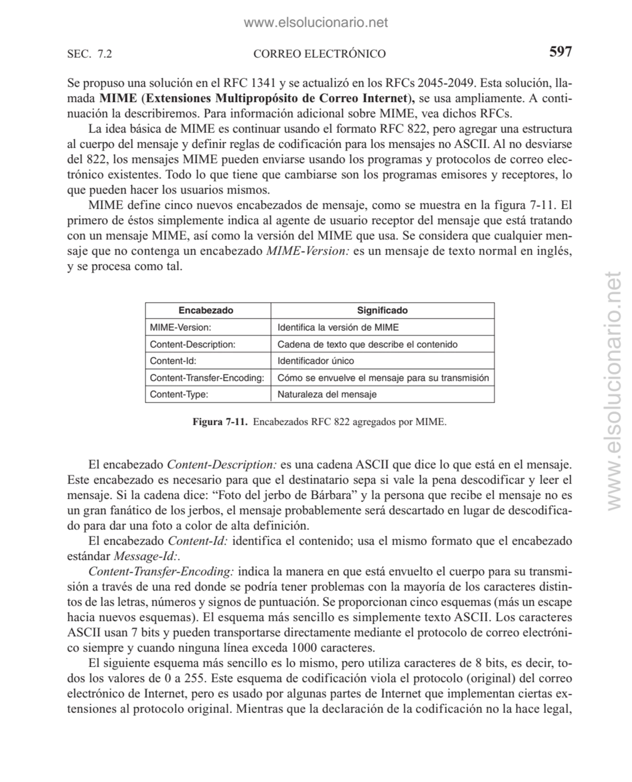 CORREO ELECTRÓNICO
Se propuso una solución en el RFC 1341 y se actualizó en los RFCs 2045-2049. Es…