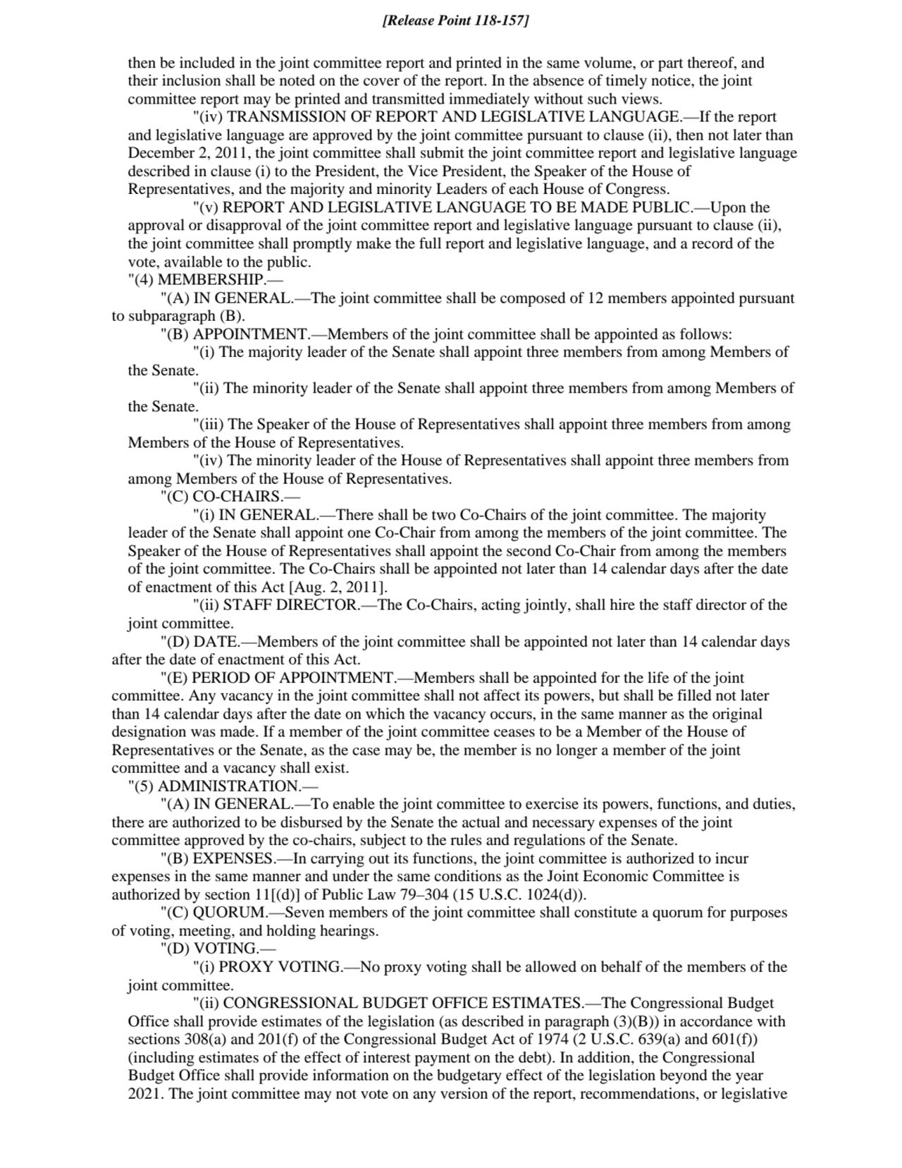 then be included in the joint committee report and printed in the same volume, or part thereof, and…