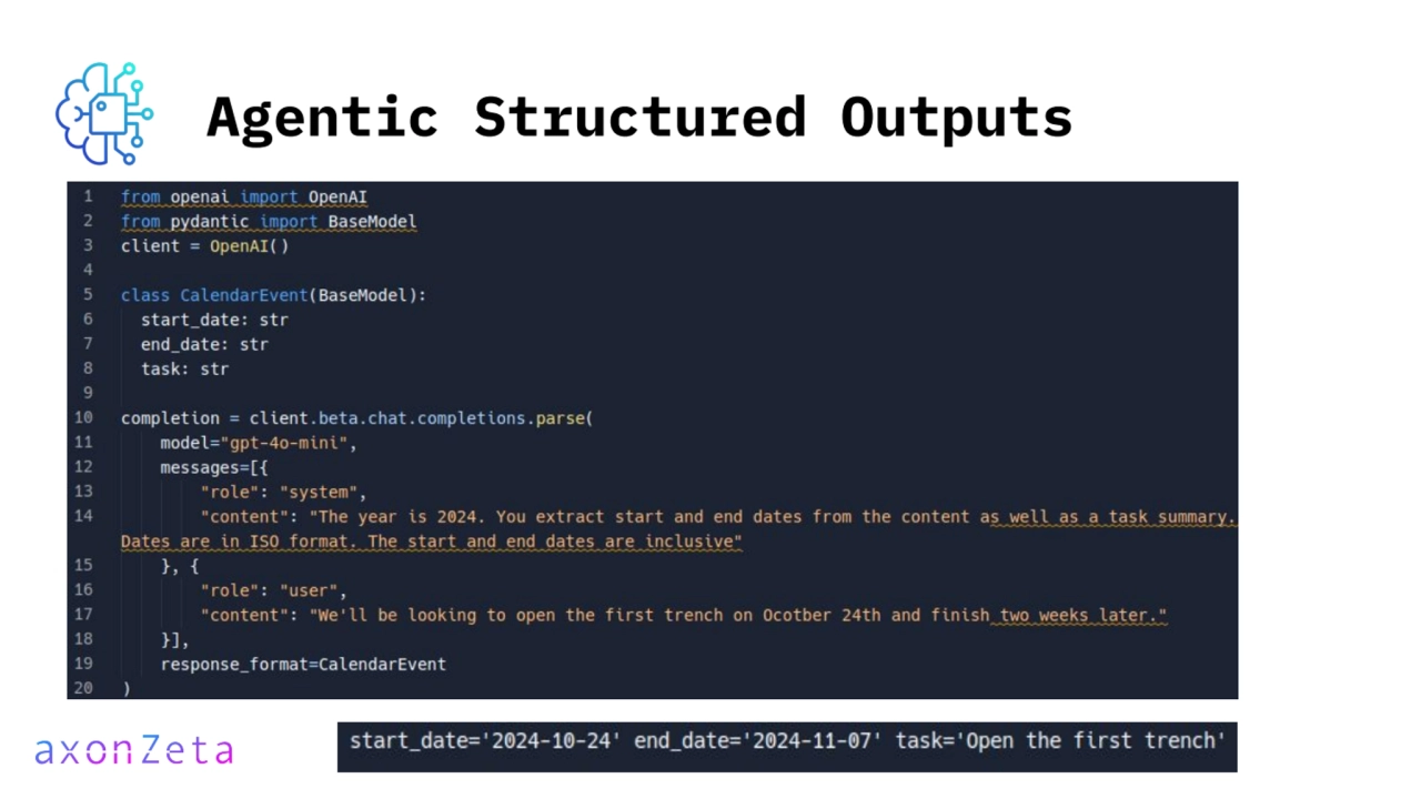 Agentic Structured Outputs